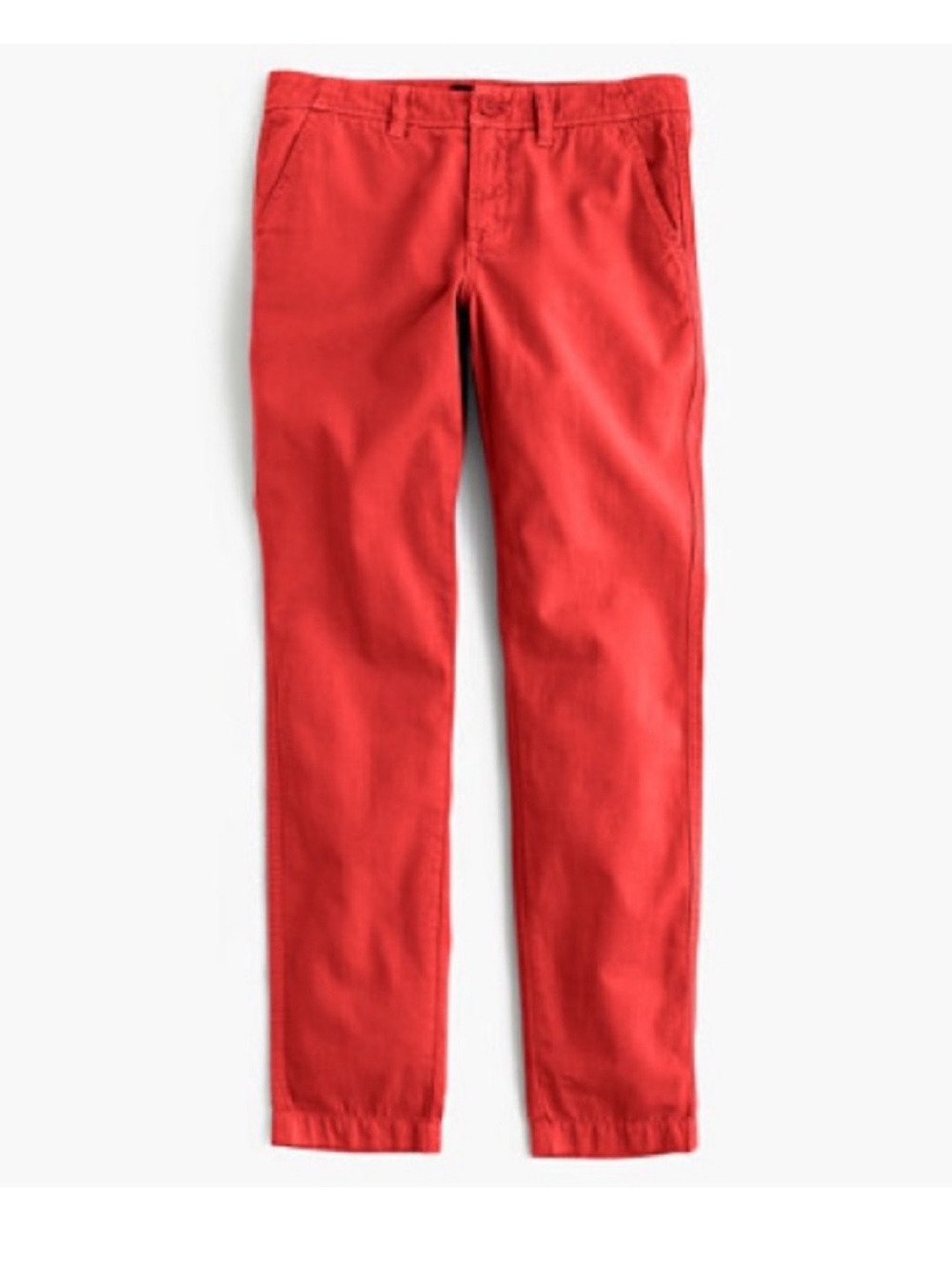 J. Crew Sunday Slim Chino Pants in Red Sz 8